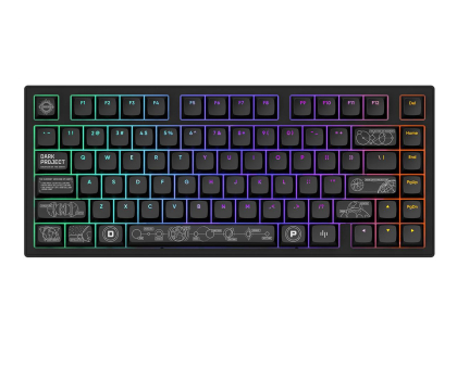Klawiatura DARK PROJECT ALU Terra Nova Black Wireless